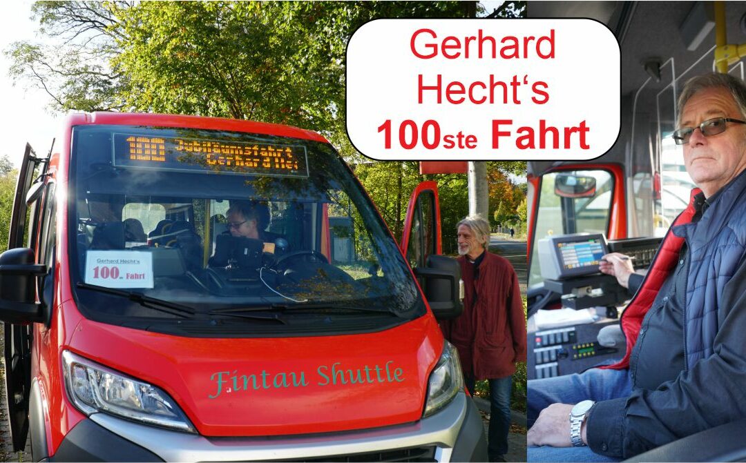100. Fahrt Gerhard Hecht