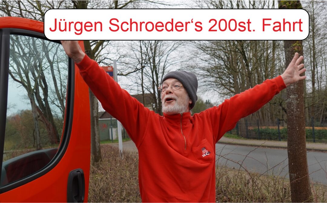 Jürgen Schroeder’s 200ste Fahrt